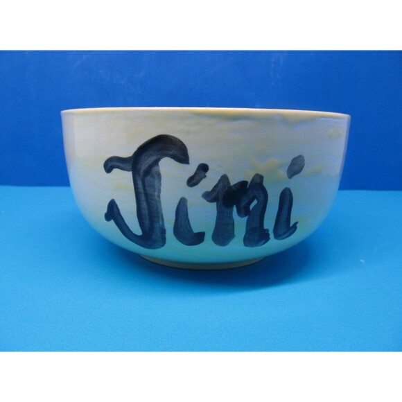 Jimi Hendrix 6 1/4" X 3" Round Footed Cereal Bowl VGC - Picture 10 of 11